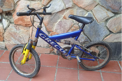 Bicicleta De Niño Rin 16/ Marca Greco, Usada Para Reparar.