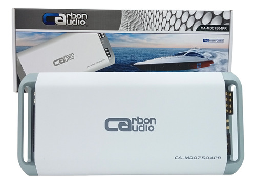 Amplificador Marino Carbon Audio 4 Canales Ca-md07504pr