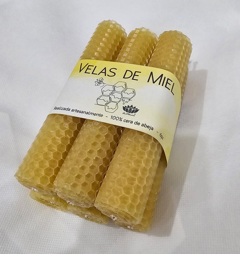 Velas De Miel 6 Piezas