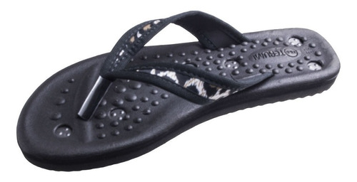 Chinelo Rasteirinha Magnético Kelly Terumi Onça 35