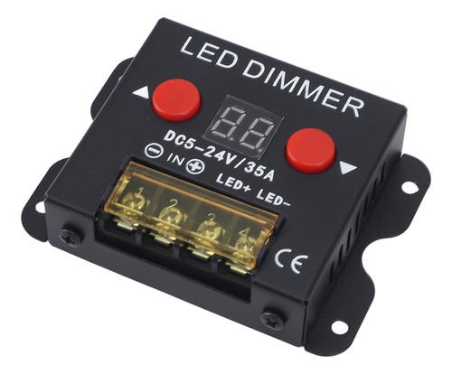 Controlador De Atenuación Strip Dimmer Led Dc 524v 35a Pwm