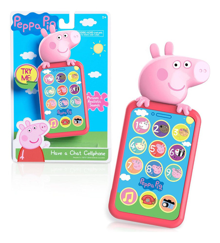 Celular Peppa Pig Have A Chat  ,  De Juguete Con Son Fr80cs