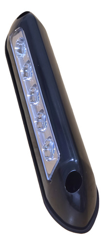 Luz Exterior 12v Dc Iluminación 8w Led Casa Rodante Cabina Negro