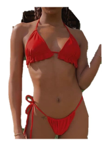Bikini Aghatta Triangulo Taza Desmontable Y Tanga Less 1450b
