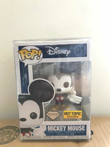 Mickey Mouse 01 Funko Pop Hot Topic Diamond Disney Protector