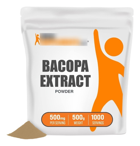 Bacopa Extract Powder 500g, 500mg, Bulk Supplements,