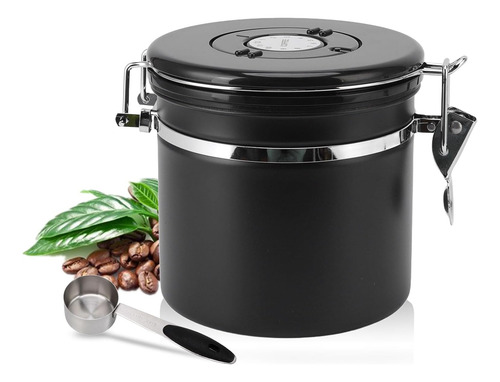 Tarro Contenedor Hermético De Café De 1,2 L Con Cuchara