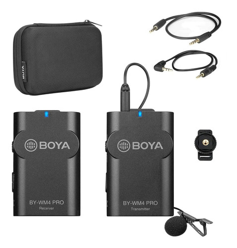 Boya By-wm4 Pro Microfono Lavalier Inalambrico 2.4 Ghz