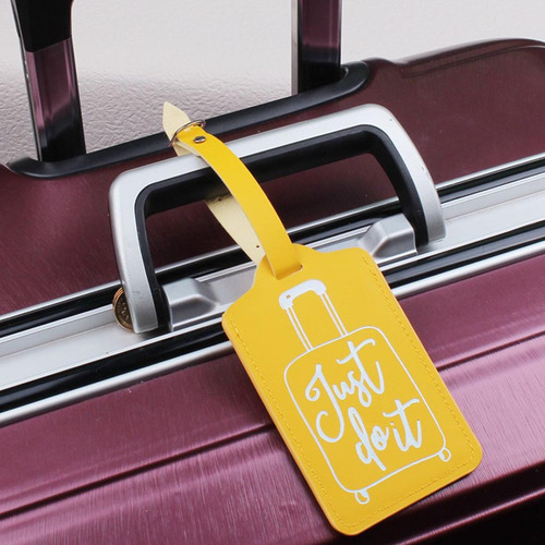 (gn)leather Luggage For Case Tags Privacy For Protection Tra