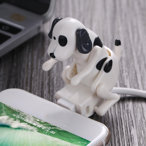 1x Divertido Humping Perro Smartphone Cable De Micro Usb