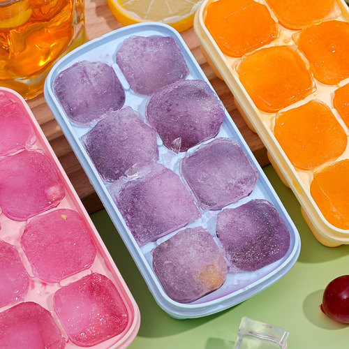 Molde De Hielo De Silicona Con 8 Compartimentos