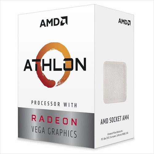 Ltc Procesador Amd Athlon 3000g 3,5ghz 2nucleos 4hilos Combo