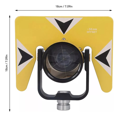Prisma Topográfico: Vidro Óptico Amarelo, Topografia