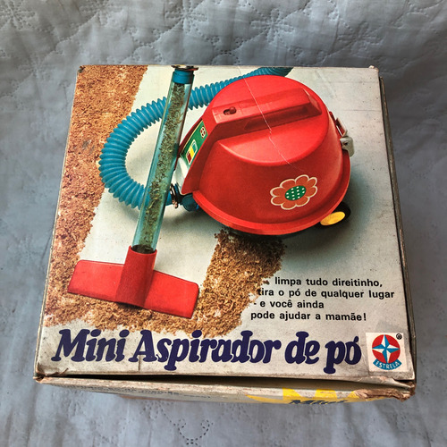 Brinquedo Mini Aspirador De Pó Estrela Antigo Funcionando (Usado)
