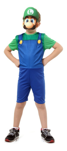 Mario Bros - Disfraz Luigi Super Pop 10 A 12 Años - 916537g