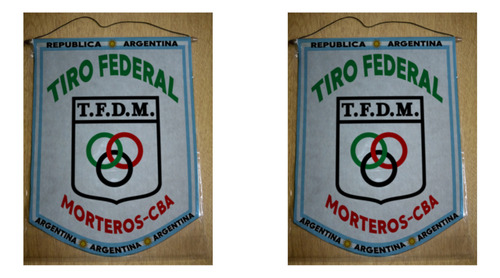 Banderin Chico 13cm Tiro Federal Morteros Cordoba