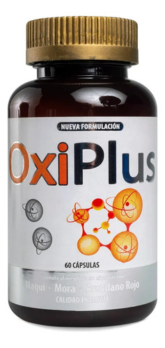 Oxi Plus - Arándano Rojo / Maqui / Mora - 60 Cápsulas