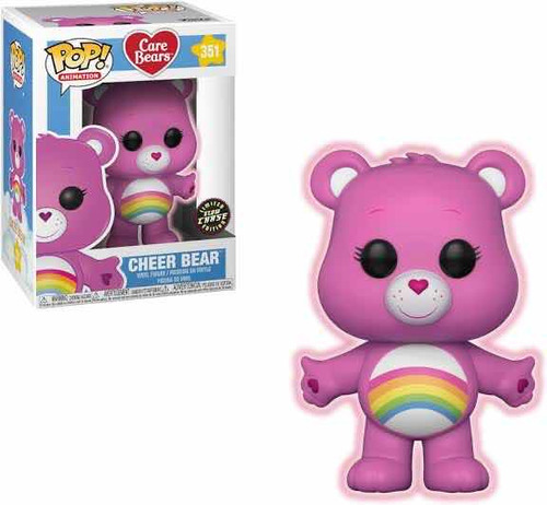 Cheer Bear 351 Care Bears Glow Chase Brilla Funko Pop