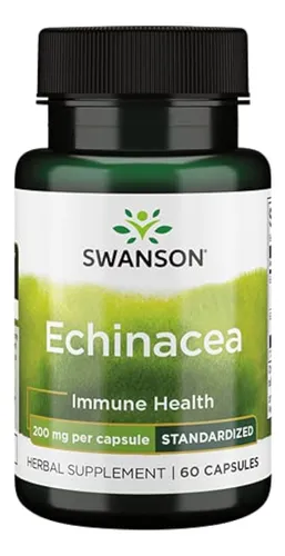 Echinacea (estandarizada) 200mg 60cap Swanson