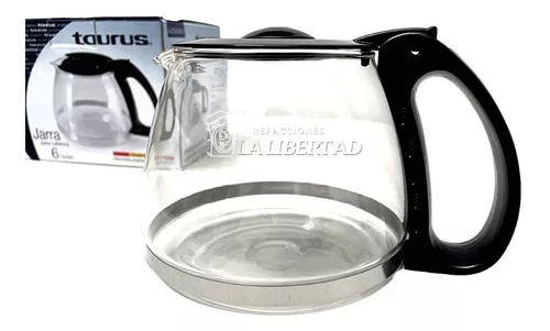 Jarra De Vidrio Para Cafetera Universal Taurus 6 Tazas