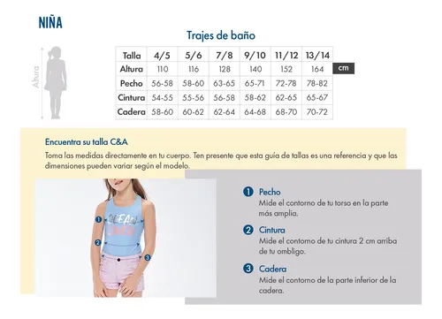 Bikini niña online c&a