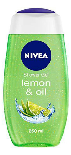 Nivea Bath Care Gel De Ducha Limón Y Aceite, 250 ml