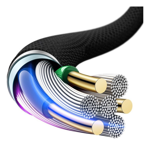 Cable Tipo C 1.2 M Carga Super Rapida 4.0 Mcdodo Color Negro