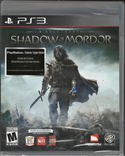 Shadow Of Mordor Juego Ps3 Original Sellado Fisico