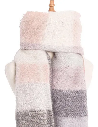 Mujeres Hombres Bufanda De Cashmere Sólido Rosa Claro 2