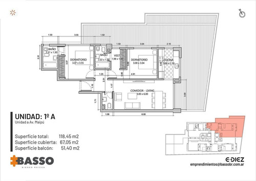 Imagen 7 de 8 de Departamento - Vicente López