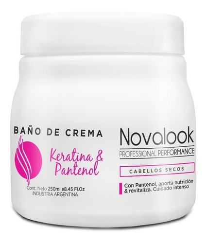 Novalook Baño De Crema Nutritivo Keratina Retinol 250ml