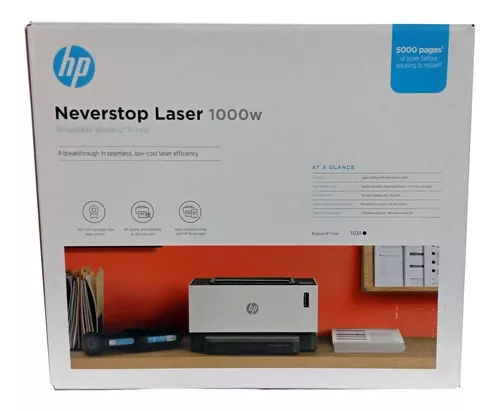 Impresora HP Neverstop Laser 1000w, Con Tanque de Toner Recargable: 1000w  MI PC EQUIPOS Y ACCESORIOS S.A.S