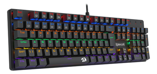 Teclado Mecanico Redragon Gamer Valheim Switch Marrom