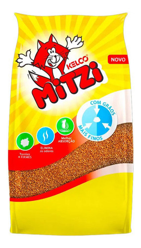 Granulado Higiênico Sanitário Mitzi Sem Cheiro 12kg