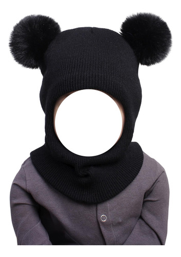 Gorro De Invierno Para Bebé Con Doble Pompón, Gorro Y