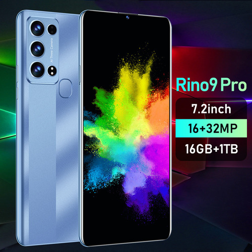 Rino9pro Smartphone 7.2 Pulgadas Pantalla Grande 16gb+1tb