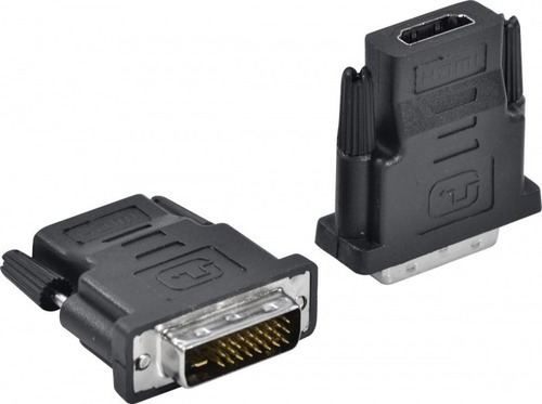 Adaptador Dvi-d 24+1 Macho X Hdmi Femea Ahf-dvi - Vinik