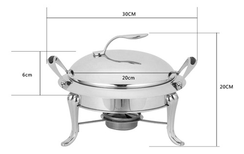 Plato De Frotamiento, Olla Caliente Espesa, Calentador Plata