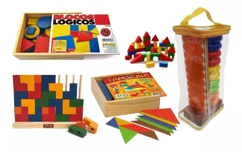 Quebra cabeca kit com 5 jogos - JottPlay - Compre brinquedos