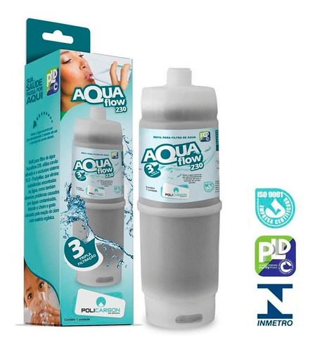 Refil Aquaflow 230 P/ Filtro Aquafresh Intense 230 Br