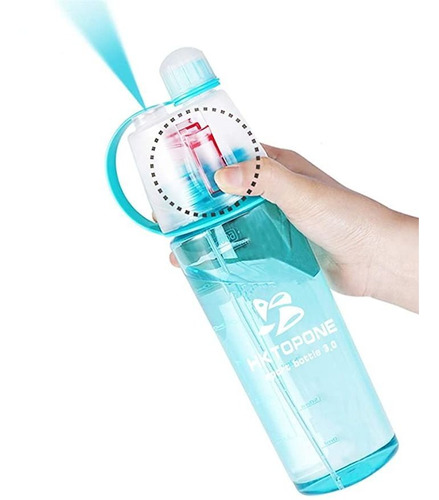 Hktopcne Botella De Agua Con Espray Para Niños Para Beber .