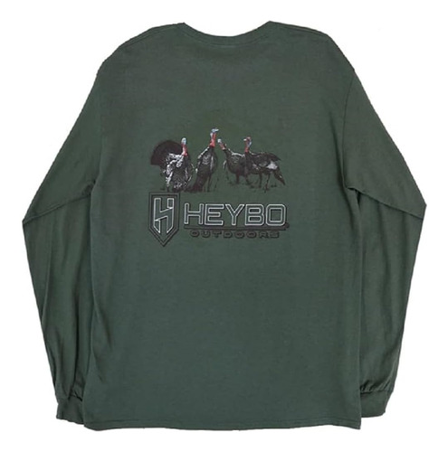 Camiseta Heybo Turkey Hunting Ls, Camiseta Turkey Hunt - Ver