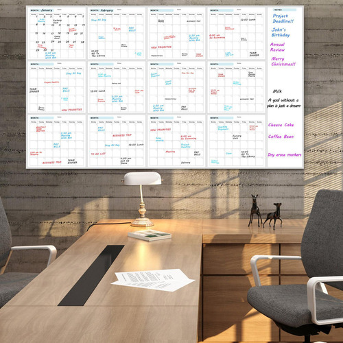 Calendario De Pared Ble Calendario De Tablero Extra Grande P