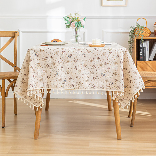 Mantel Rectangular Mantel Redondo De Lino