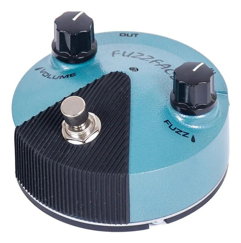 Pedal Jimi Hendrix Fuzz Face Mini Distortion Ffm3 Dunlop Cor Azul