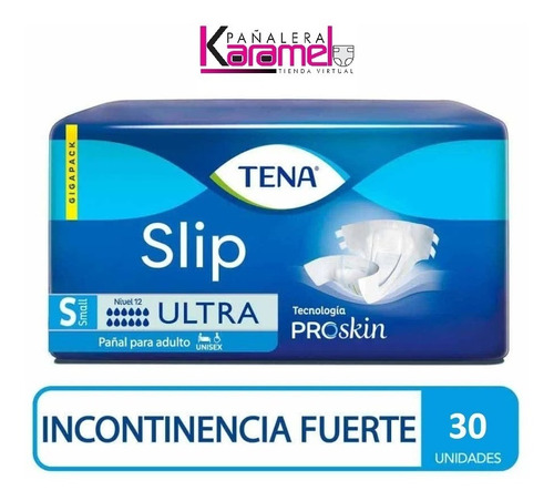 Pañal Tena Slip Talla S X 60 - Unidad a $2000