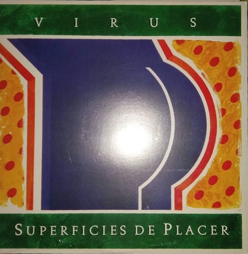 Virus Lp Superficies De Placer  Vinilo Reedición. Intru Mix.