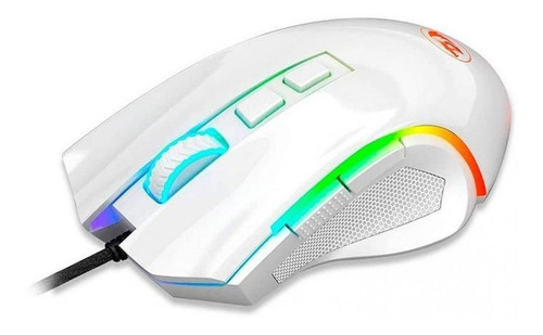 Imagen 2 de 2 de Mouse de juego Redragon Griffin M607 blanco
