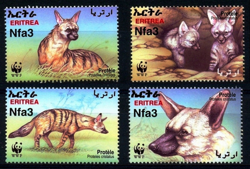 Fauna - Wwf - Lobo Insectívoro - Eritrea - Serie Mint