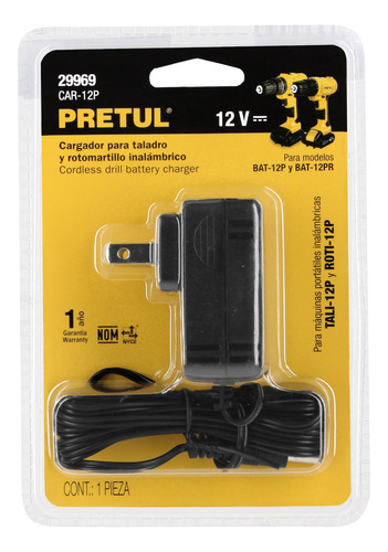 Cargador De Baterías Ion Litio 12 V Para Taladro Tali-12p